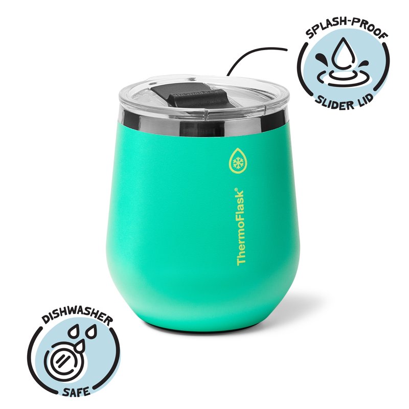 12oz Stainless Steel Wine Tumbler - Screamin' Green