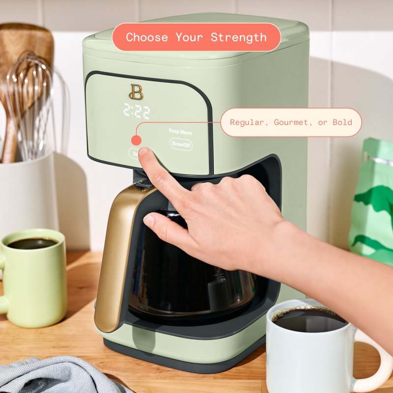 12-Cup Programmable Coffee Maker - Sage Green