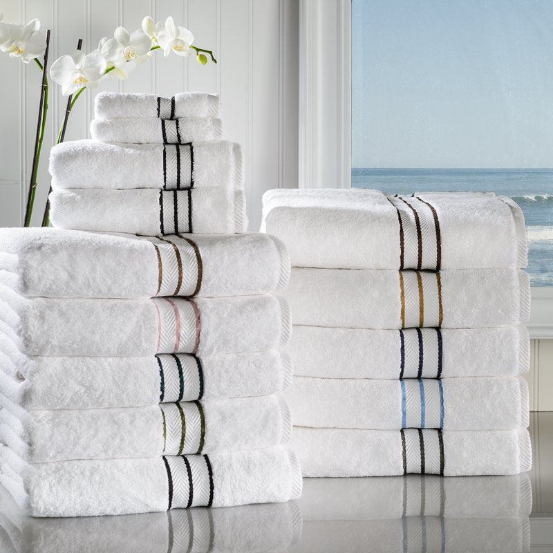 Turkish Cotton Plush Bath Towel Set - 2 Pack, Toast