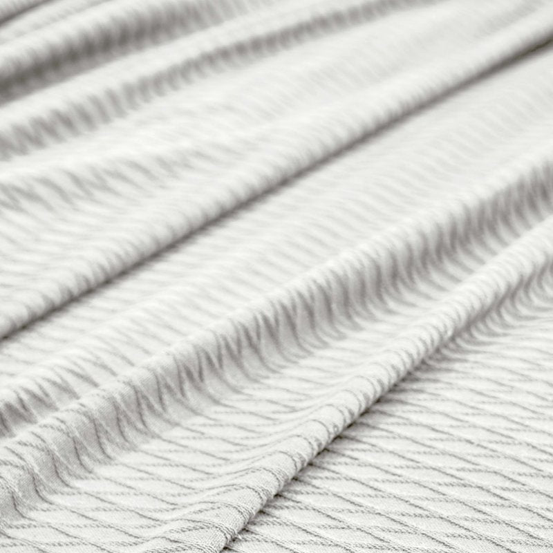 Superior Diamond Weave Cotton Blanket King Platinum All Season Bed Cover
