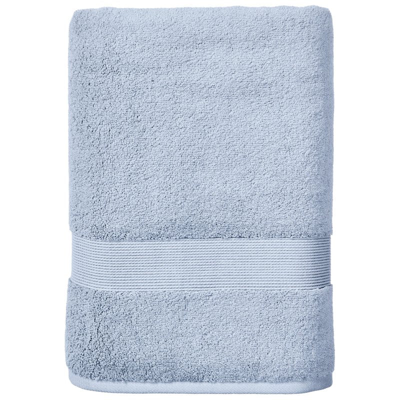 Better Homes & Gardens Soft Cotton Bath Towel Set - Blue Water, 4 Pieces