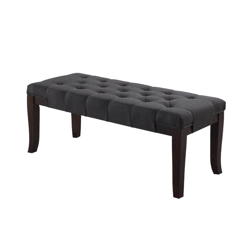 Tufted Fabric Ottoman Bench - Multiple Colors Available