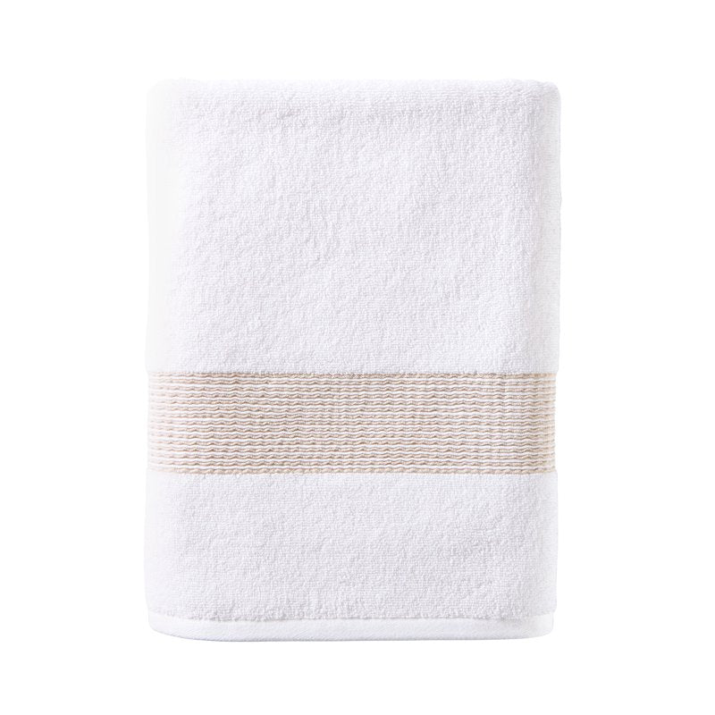 Better Homes & Gardens Almond Biscuit Cotton Textured 4-Piece Bath Towel Set