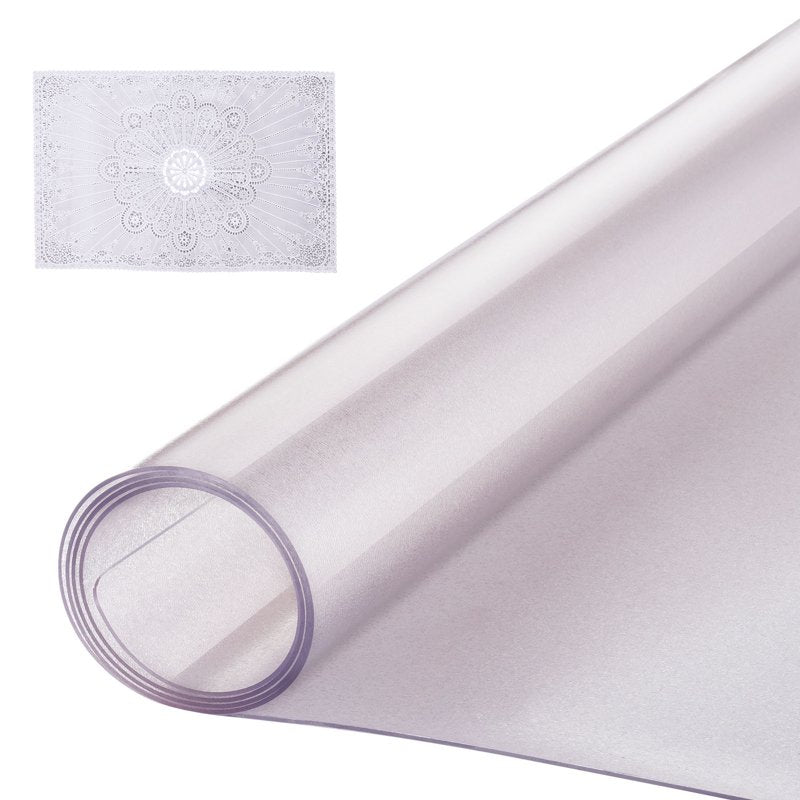 Frosted Desk Protector - 36x60 in, 1.5mm Thick, PVC