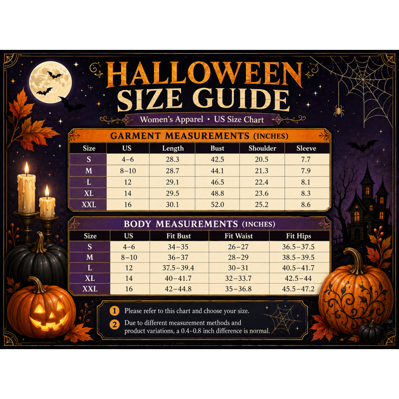 Women’s Oversized Halloween T-Shirt - Ghost Castle Graphic, Orange S