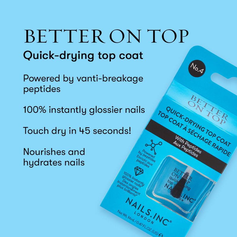 Nail Strengthener and High Shine Top Coat Duo - 2 x 0.27oz