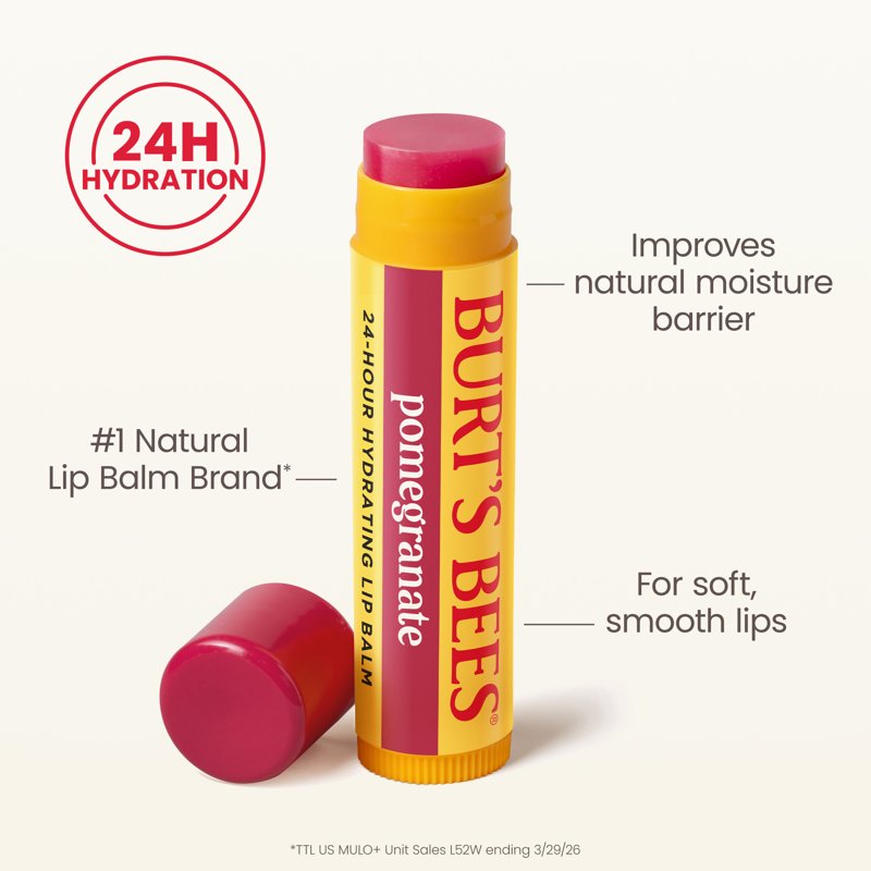 Natural Moisturizing Lip Balm - 2 Pack