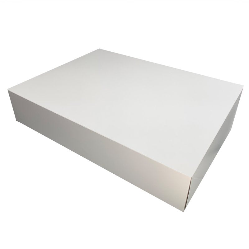 White Cake Boxes - 19" x 14" x 4" - 2 Count