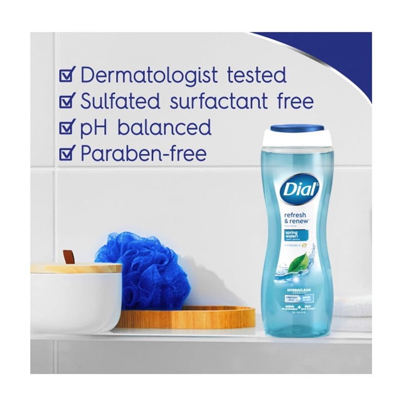 Spring Water Body Wash - Moisturizing Shower Gel for All Skin Types