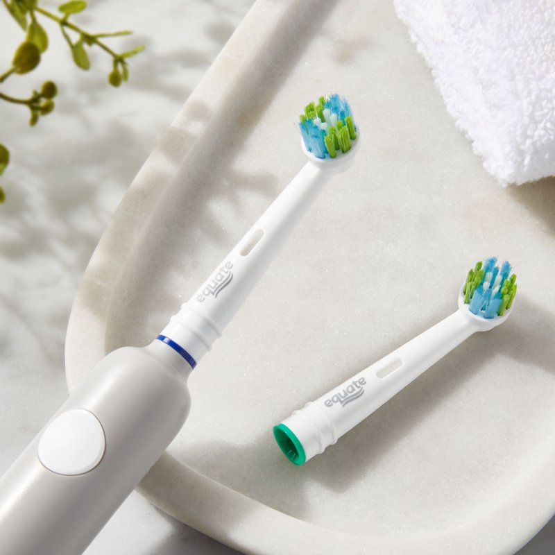 EasyFlex Total Power Electric Toothbrush Replacement Heads - 2 Count