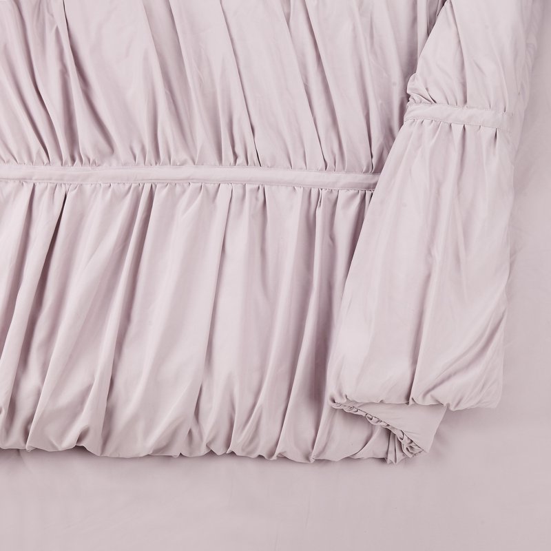 Twin/Twin XL Purple Pleated Comforter Set - Modern Heirloom