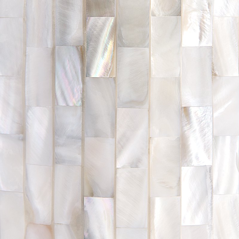 Pearlescent Bathroom Toothbrush Holder - Resin with Mother of Pearl Finish