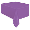 Purple Rectangular Plastic Table Cover 54x108 Inches for Events & Parties