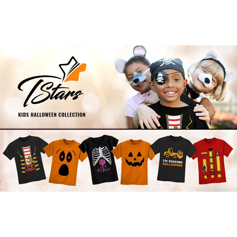 Toddler Halloween T-Shirt - Pumpkin Smasher Design, Orange, 5T