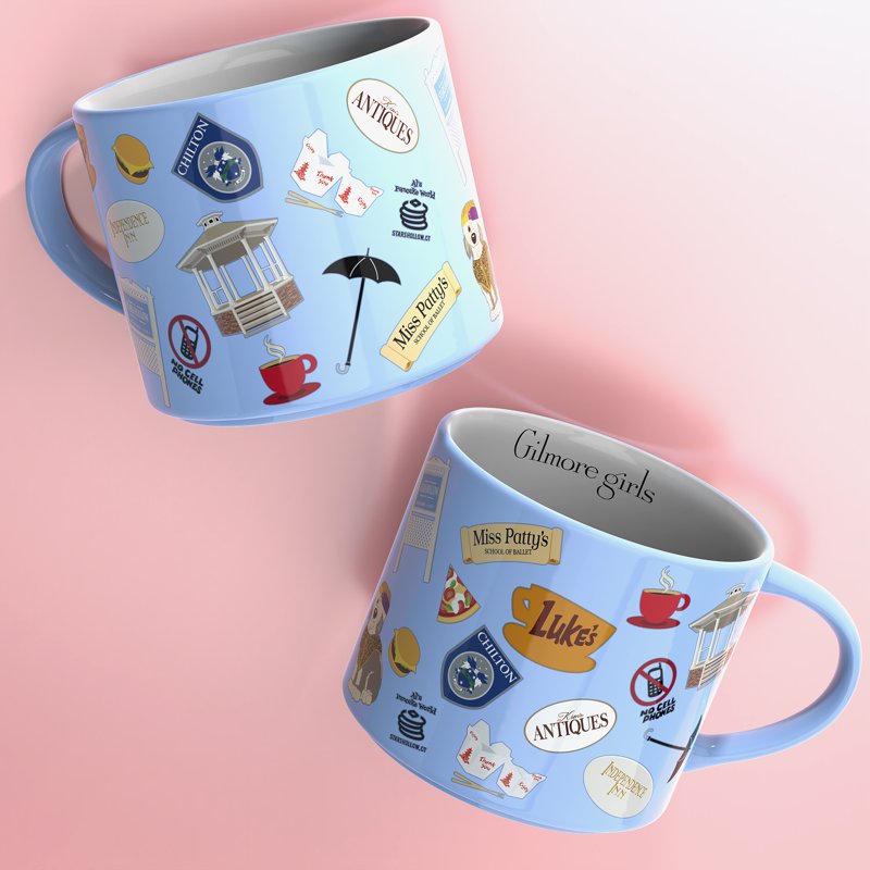 Ceramic Coffee Mug - 15oz Gilmore Girls Design