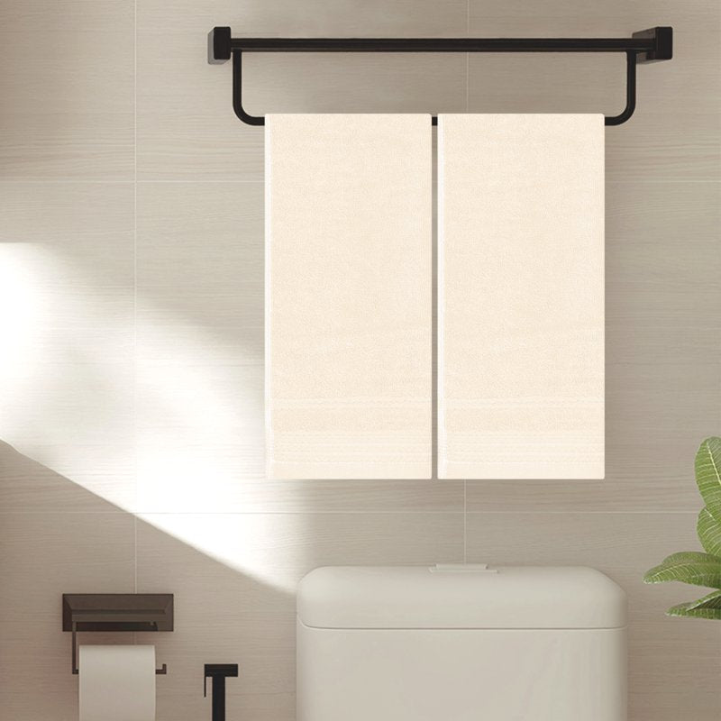 Bathroom Hand Towels Set - 14x30 Inch Beige, Water-Absorbent & Soft - Variation of THIS listing