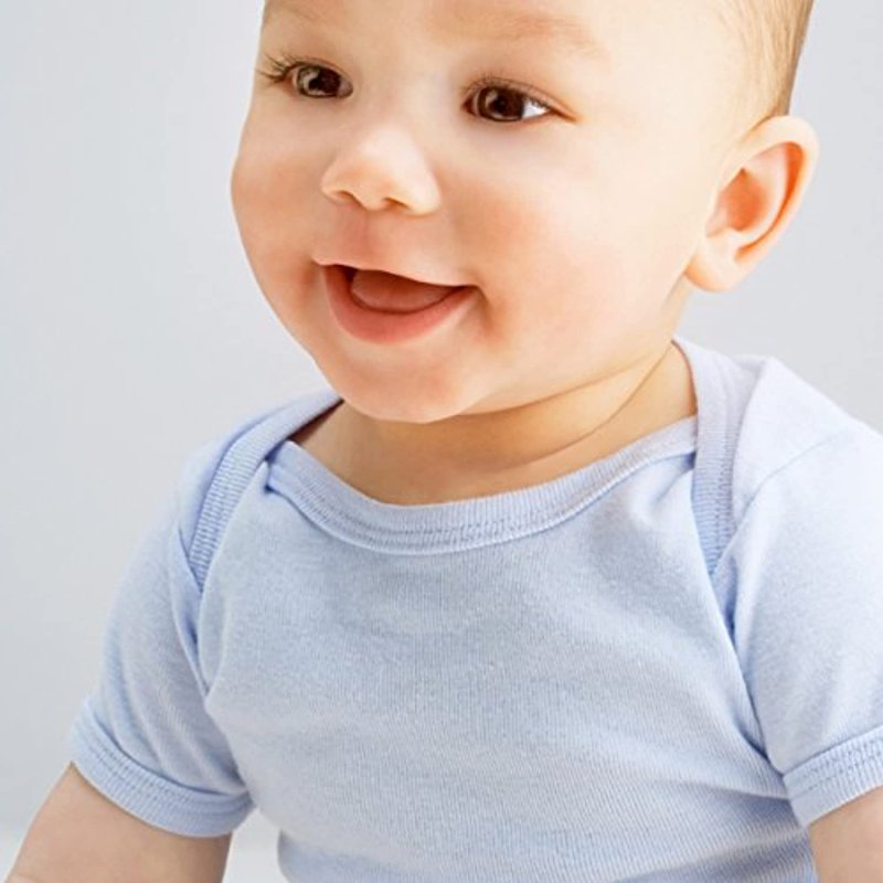 Baby Blue Fleece Blanket for Baby Boys - Soft Cotton Pastel Swaddle Wrap - 30x40