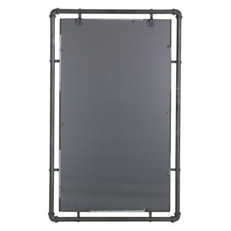Copper Wall Mirror - 205 x 33 Inches Industrial-Style Accent Mirror - Aspire Home Accents