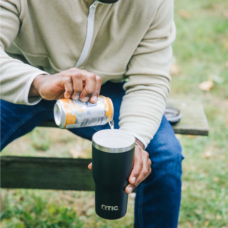 Insulated 20 oz Ceramic Lined Tumbler with Leak-Resistant Lid - Graphite