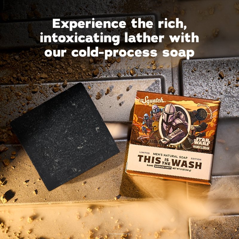 Natural Bar Soap for Men - Beskar-Inspired, 5 Oz