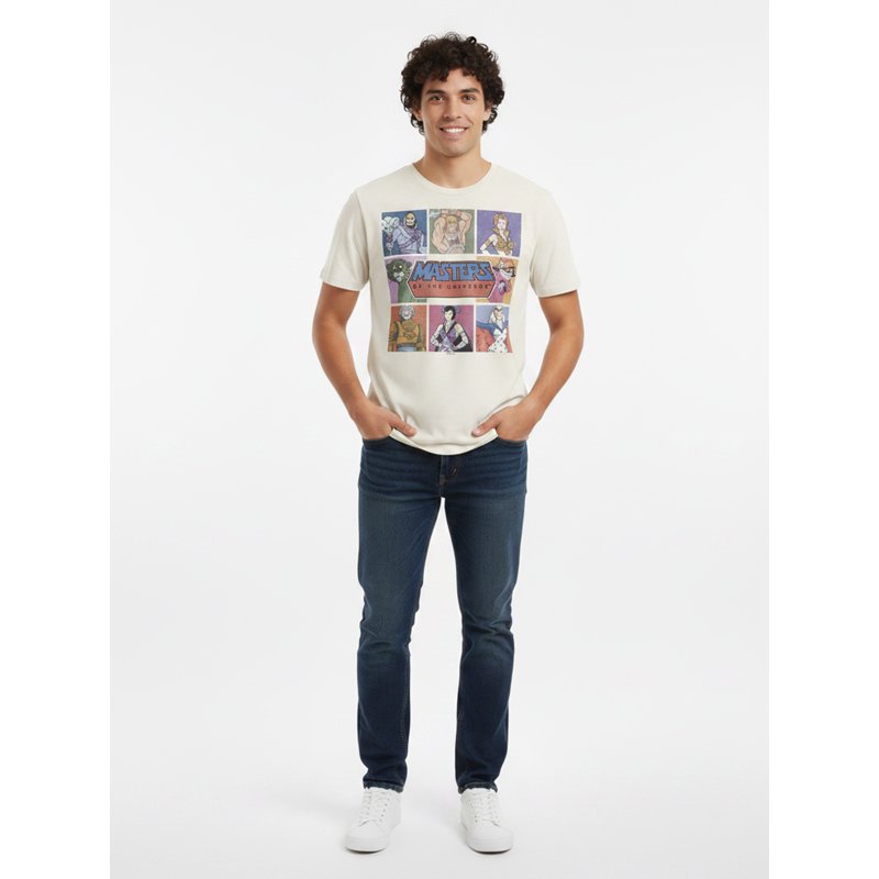 Men's He Box Masters of the Universe Graphic T-Shirt 2XL Natural