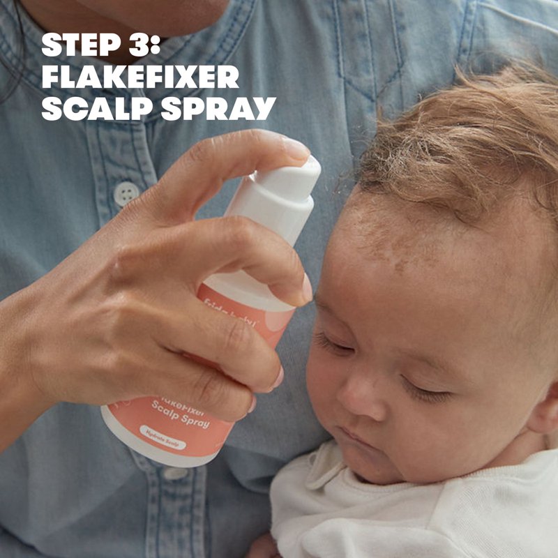 Cradle Cap Treatment Set - Scalp Scrub Shampoo & Conditioner Duo