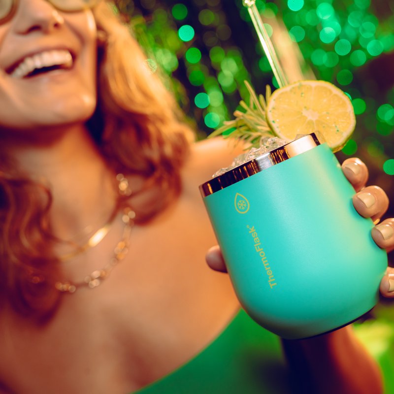 12oz Stainless Steel Wine Tumbler - Screamin' Green