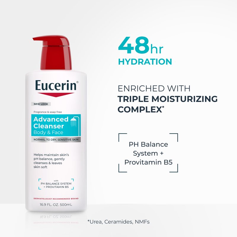 Gentle Body and Face Cleanser for Sensitive Skin - 16.9 fl oz
