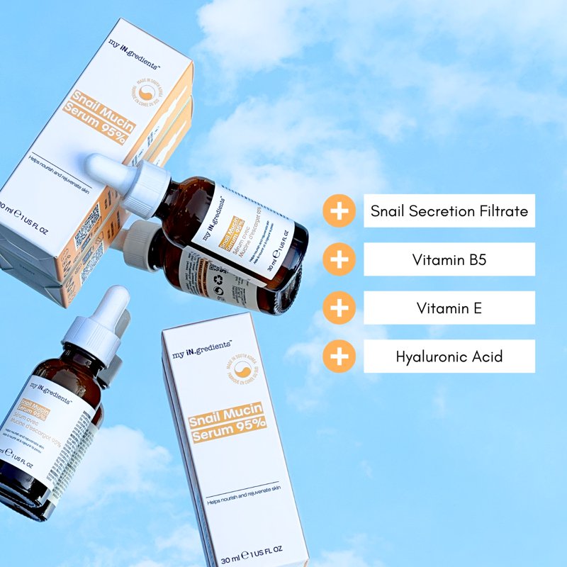 95% Snail Mucin Serum - Hydrating & Rejuvenating Face Serum