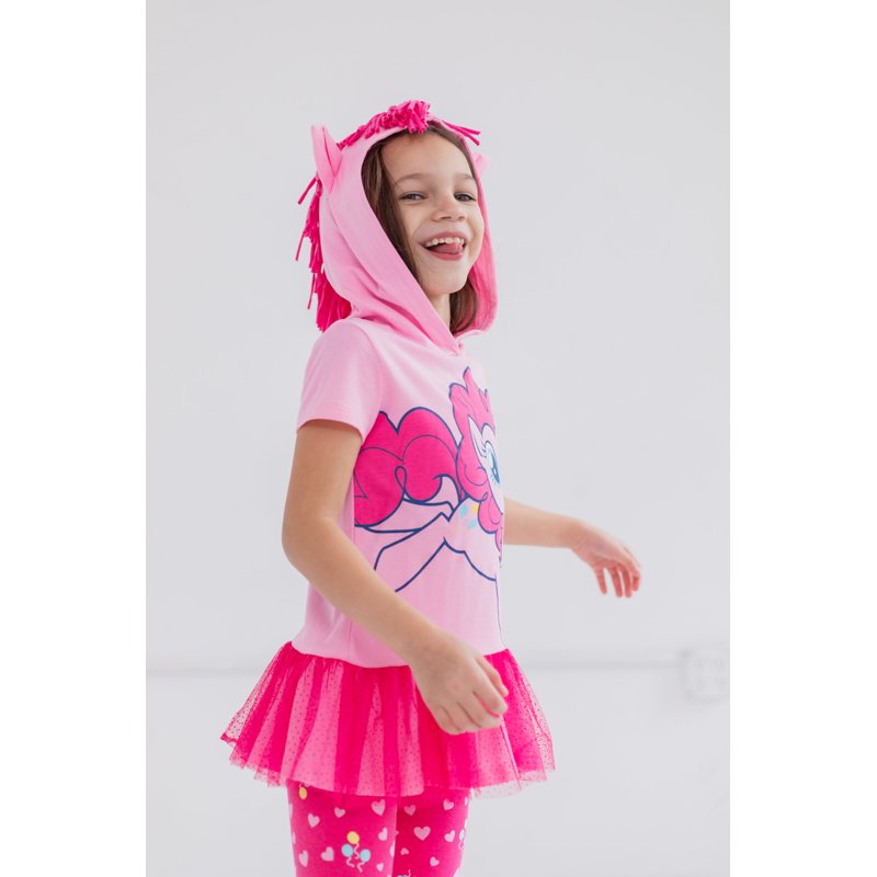 Girls Pink My Little Pony Cosplay T-Shirt & Leggings Set - 6-6X