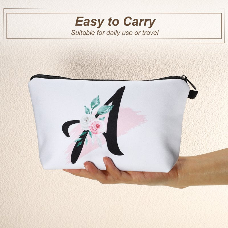 Personalized Makeup Bag - Small Monogrammed Cosmetic Purse