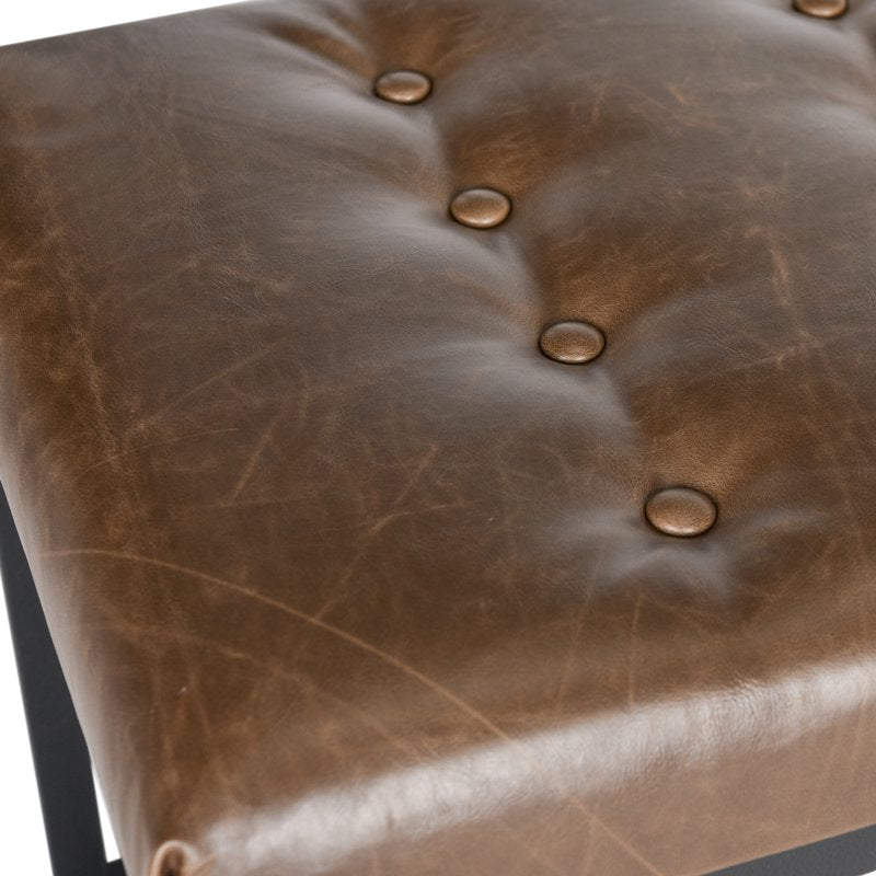 Tufted Bench - Contemporary Modern Glam - Beige/Black