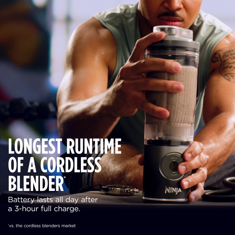 Ninja Blast MAX Portable Personal Blender - 20 Oz Gray