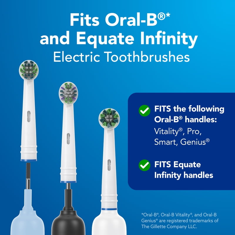 EasyFlex Total Power Electric Toothbrush Replacement Heads - 2 Count