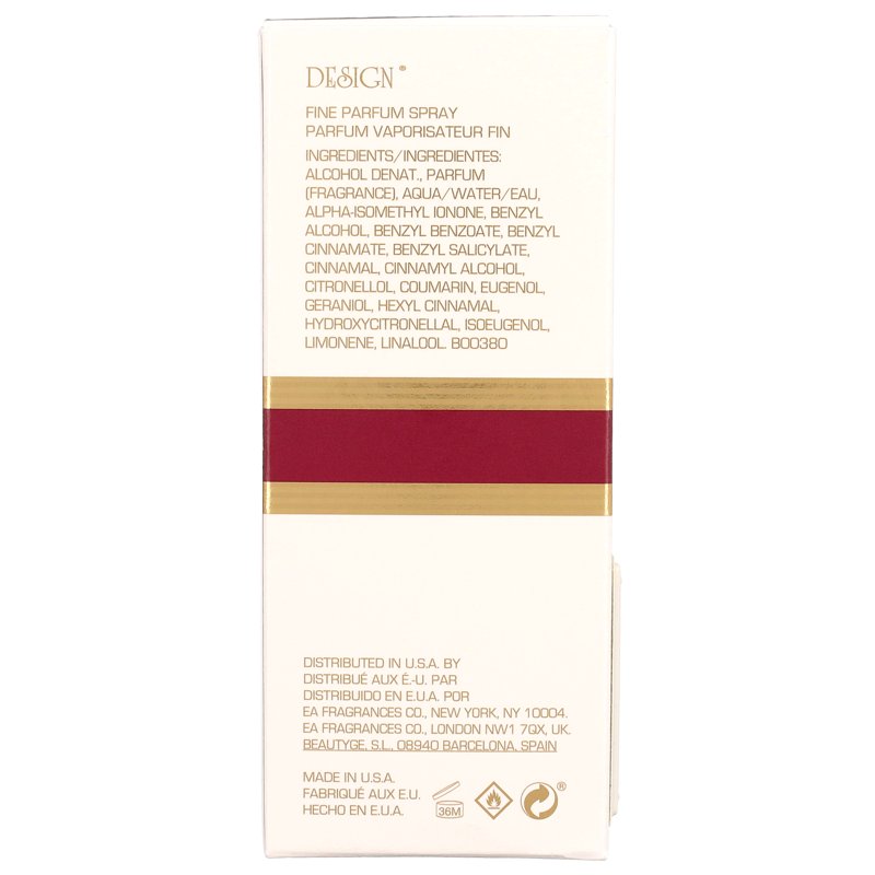 Design Eau de Parfum for Women, Floral & Citrus Fragrance - 1.7 fl oz