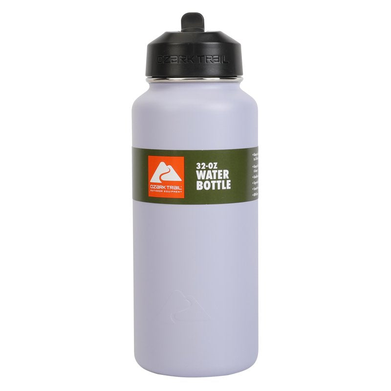 32oz Insulated Stainless Steel Water Bottle with Handle - Purple, 3 Pack