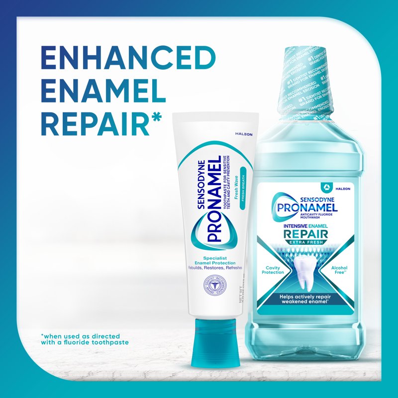 Enamel Strengthening Toothpaste for Sensitive Teeth, 4 oz (2 Pack)