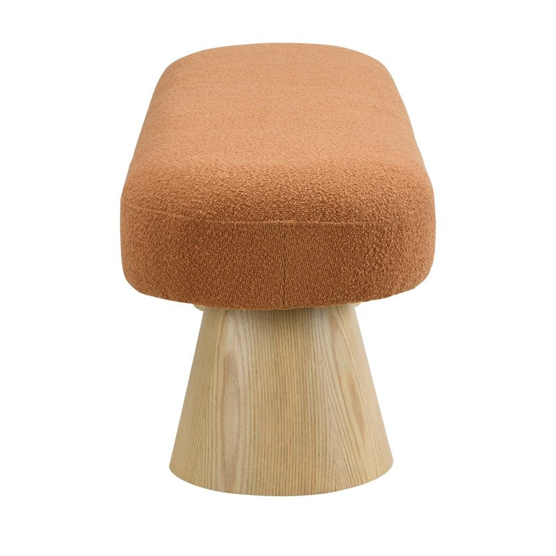 Scandinavian Upholstered Entryway Bench - Versatile Ottoman
