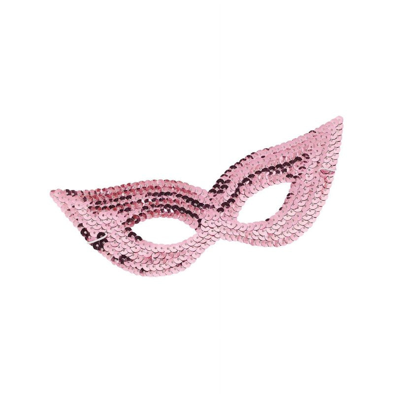 Sequin Eye Mask - Pink | Sleep & Party Eye Mask for Rest & Costume