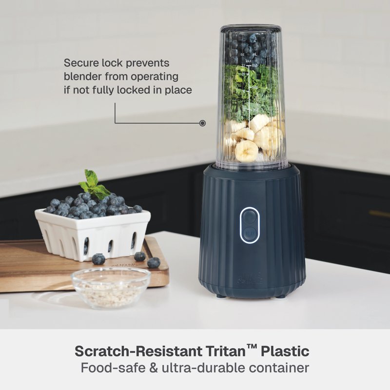 900W Single Serve Blender with Tritan Vessel - Atlantic Blue