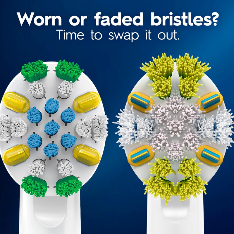 FlossAction Replacement Brush Heads - 2 Count