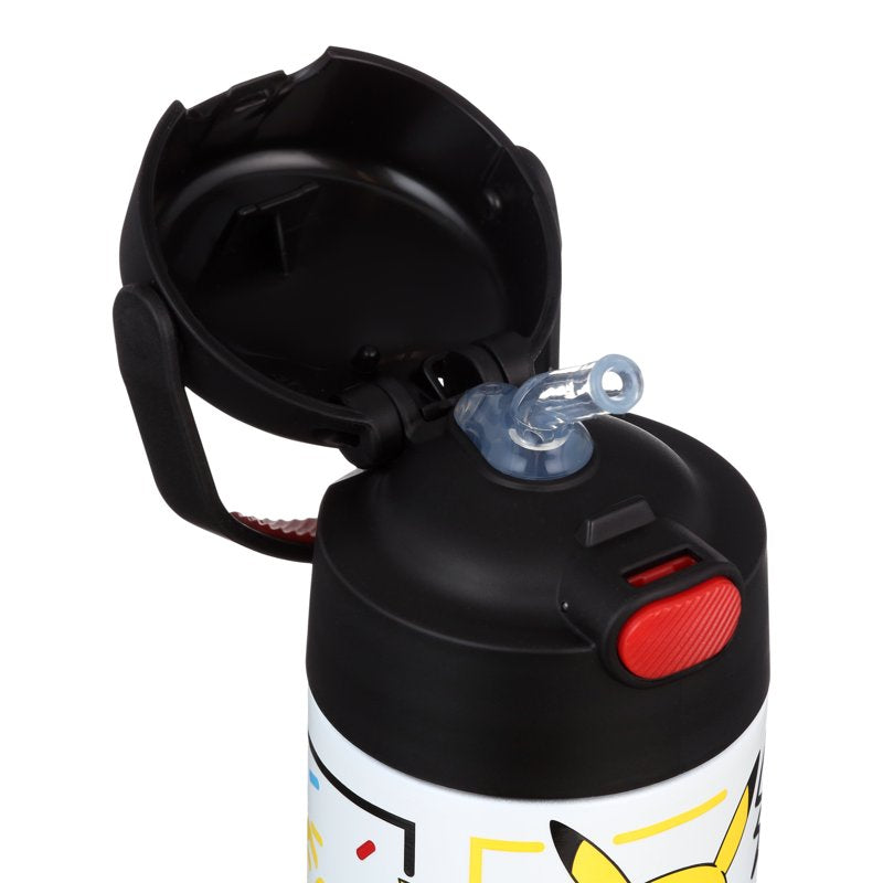 Pokemon Kids Insulated Water Bottle with Straw - 14oz