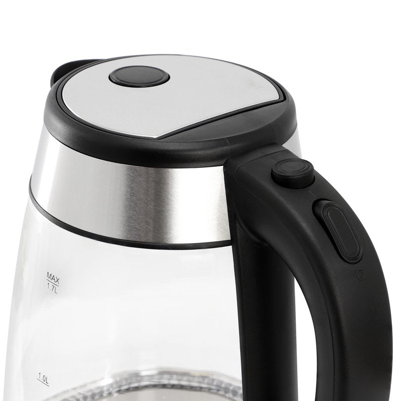 1.7L Stainless Steel Electric Tea Kettle - Silver