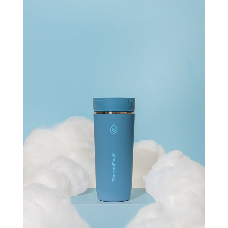 Insulated Stainless Steel Coffee Travel Mug - 16 oz Shaded Teal