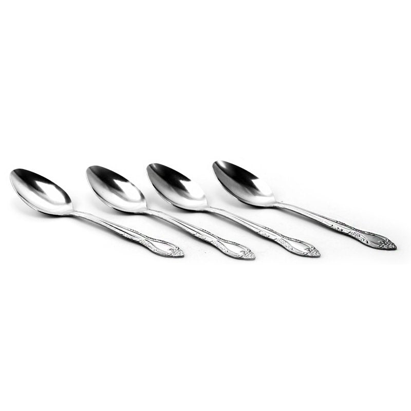 24 Piece Stainless Steel Teaspoon Set - Dishwasher Safe Flatware
