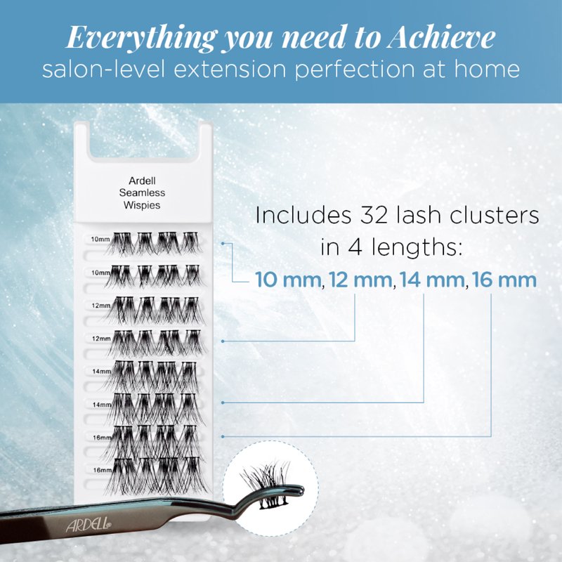 Seamless Under-Lash Extensions - Wispies 32-Piece Refill Pack