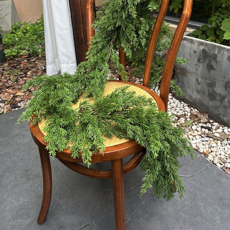 Artificial Pine Branch Garland for Christmas Decoration - 70.9 Inch Greenery Swag - Holiday Indoor Decor - Variation D