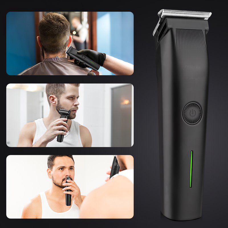 Beard Trimmer & Grooming Kit - 3 in 1 Hair Clippers for Face, Nose, Ear