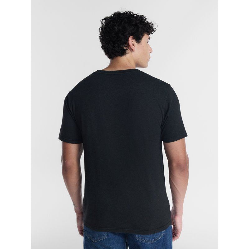 Men's Halloween Evil Jack Graphic T-Shirt - Black Soot, Size L, Unisex