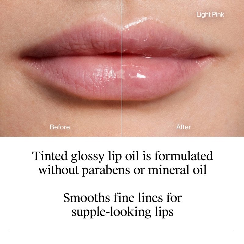 Hydrating Lip Oil with Hyaluronic Acid - Glossy Tinted Lip Treatment
